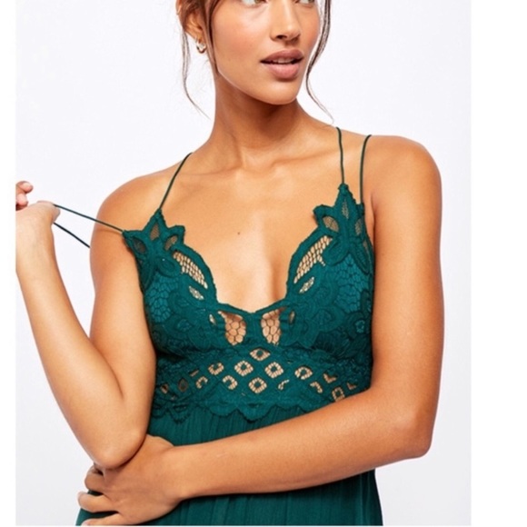 NWT Free People Adella Lace Mini Slip Dress - Picture 8 of 8